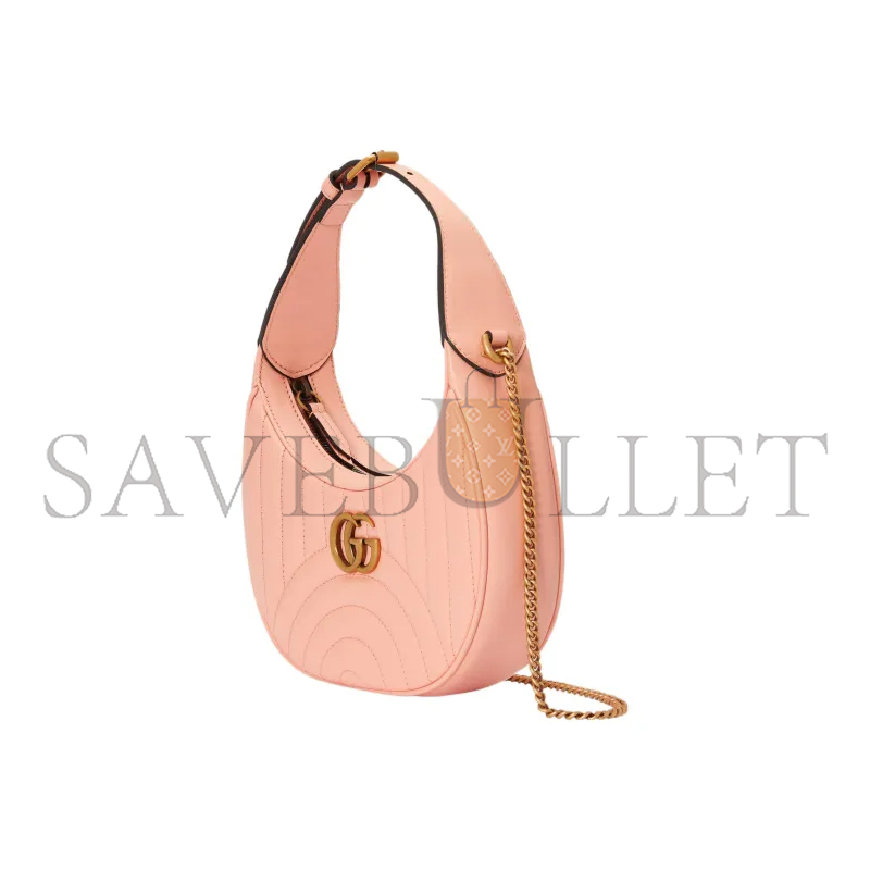GUCCI GG MARMONT HALF-MOON-SHAPED MINI BAG 699514 (21.5*11*5cm)